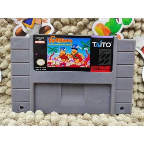 Cartucho The Flinstones Para Super Nintendo Snes Shopee Brasil