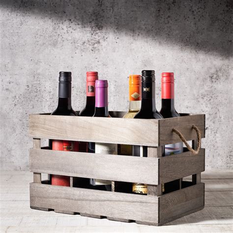 Hazeltons Six Wine Crate With House Wine