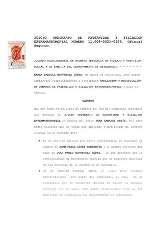 Total Imagen Modelo De Escrito De Ejecucion De Sentencia Civil