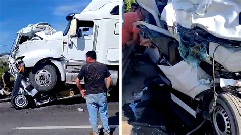 Tráiler se Queda Sin Frenos y Deja Sin Vida a 7 de 10 Pasajeros de Una