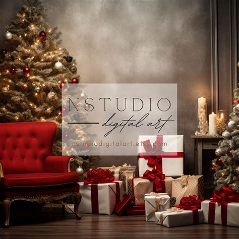 15 Christmas Family Portrait Backdrops and 1 Gift Digital Photography ...