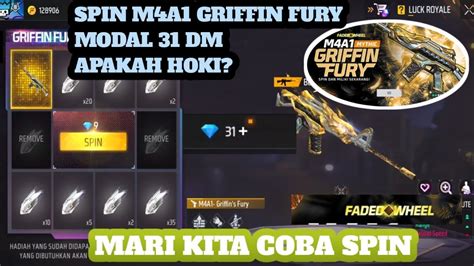 SPIN SKIN SENJATA M4A1 GRIFFIN FURY TERBARU FF 2024 GARENA FREE FIRE