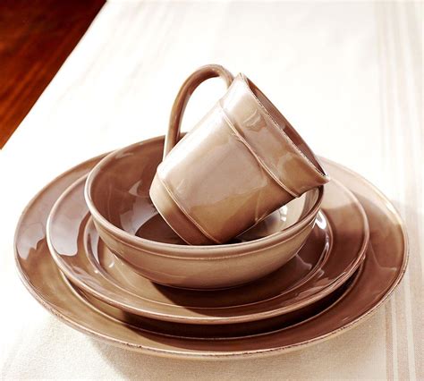 Cambria Dinnerware Mushroom Pottery Barn Au