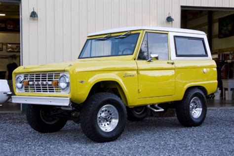 Ford Bronco Suv 1972 Rallye Yellow For Sale U15glm80070 1972 Ford