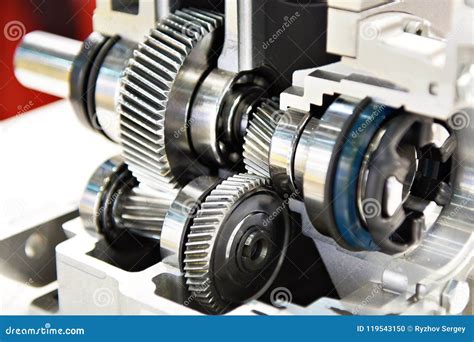 In Line Helical Gearbox Stock Photo Image Of Gearbox