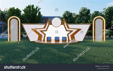 Award Stage Design Celebration Event Corporate Stock Illustration ...