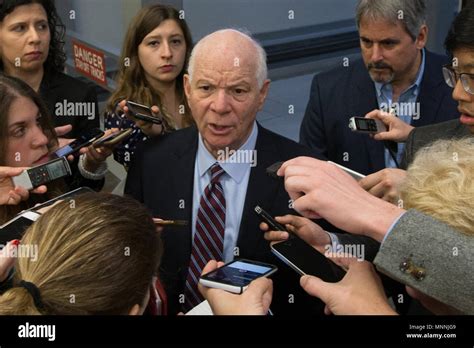 Senator Ben Cardin D Md Speaks With Reporters In The Us Capitol