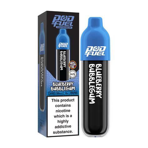 Blueberry Bubblegum Disposable 600 puffs – Pod Fuel