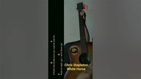 Chris Stapleton White Horse Guitar Chords Cover Shorts Youtube