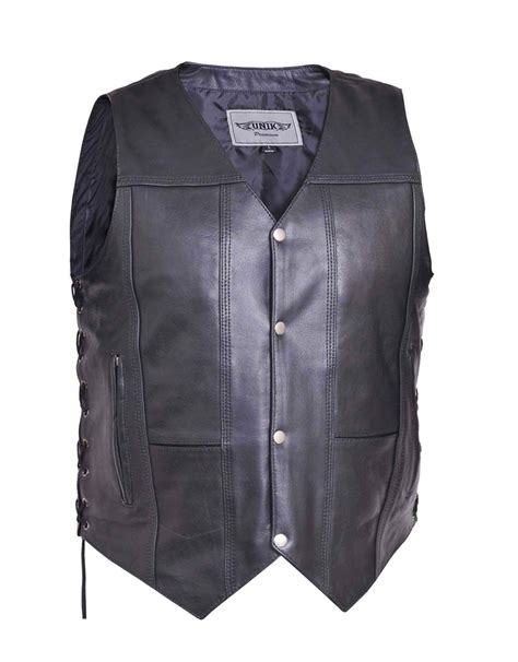 Mens Vest 10 Pocket 2632 Arizona Biker Leathers Llc