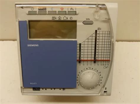 SIEMENS RVL 471 Régulateur Regulation De Chauffage THERMOSTAT landis