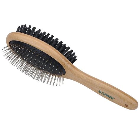 Safari Bamboo Pin And Bristle Combo Dog Brush Large