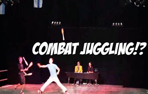 Here's the Combat Juggling Fight Night final, if you're into combat ...