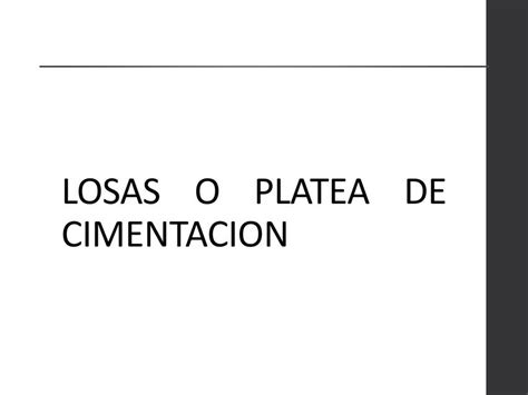 Losas O Platea De Cimentaci N Ppt Apuntes De Ingenieria Civil Udocz