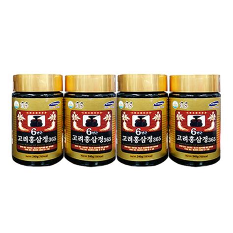 6 Year Old Korean Korea Red Ginseng Extract 365 240g Set Korean 6 Years Old Red Jinseng Korea