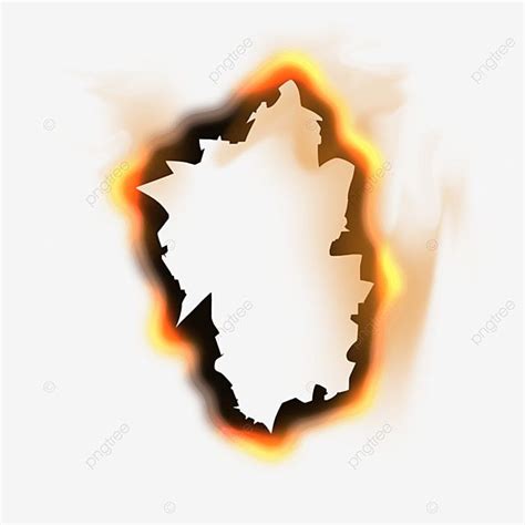 Burned Edges PNG Transparent Flame Burning Paper Edge Flame