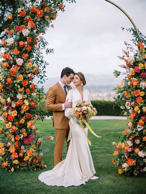 Playful and Bright California Poppy Wedding - Justine Milton | Calgary ...