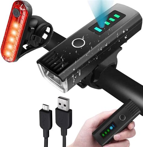 Bike Light USB Rechargeable Bicycle Light Bike Headlight Front Cycling