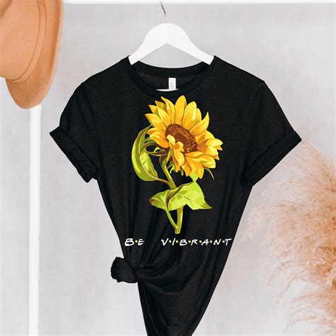 Sunflower Sunflower Shirt Floral Tee Shirt Flower Etsy