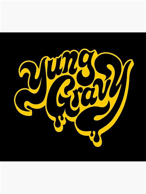 Yung Gravy Logo Poster For Sale By Vunsekorazi Redbubble