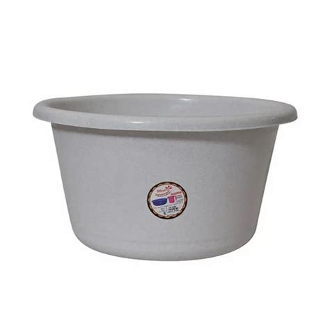 Bharvi L Off White Abs Plastic Tub For Household Size Inch At