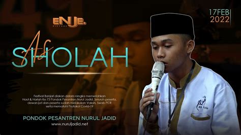 AS SHOLAH FESBAN NURUL JADID SE NASIONAL 2022 YouTube