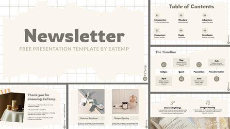 Newsletter PowerPoint Presentation Template & Google Slides Theme