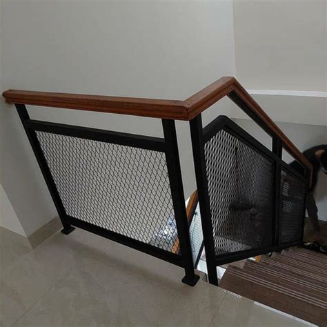 Jual Railing Tangga Expanda Industrial Pegangan Kayu Handrail