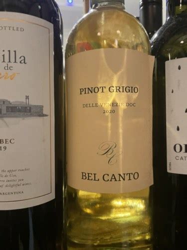 Bel Canto Pinot Grigio Vivino United Kingdom