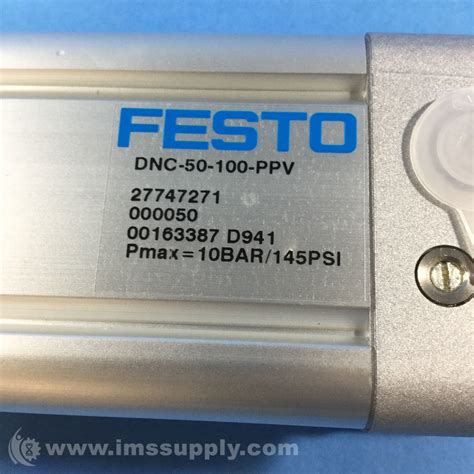 Festo DNC 50 100 PPV Pneumatic Cylinder IMS Supply