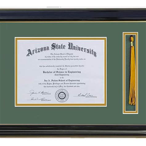 Diploma Frame With Tassel Etsy