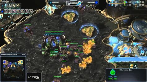 Sc Jaedong Vs Classic Game Zvp Starcraft Gameplay Youtube