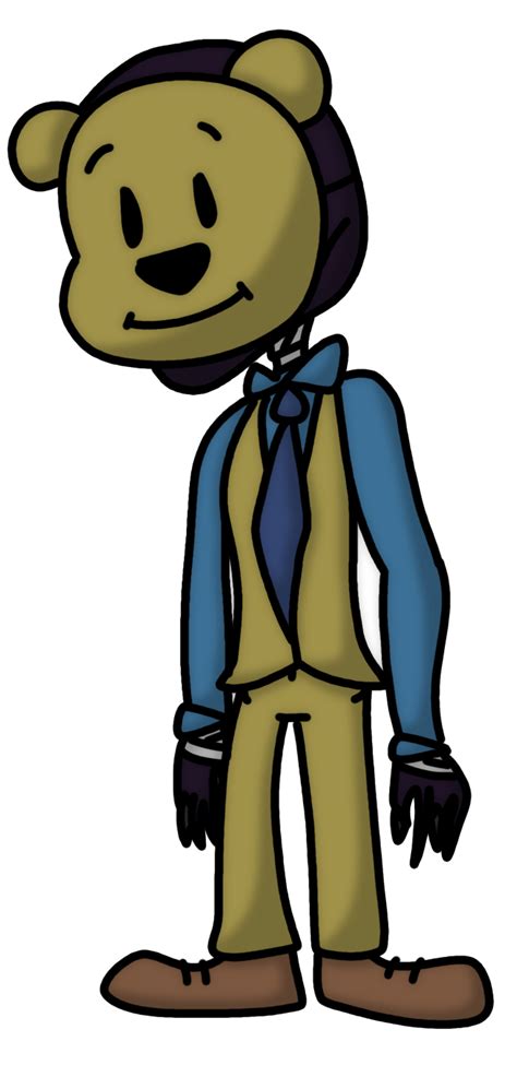 Michael Afton With White Bear Mask