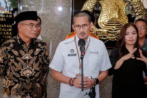 Sandiaga Uno Titik Kebangkitan Sektor Parekraf Nasional