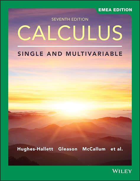 Calculus Single And Multivariable Emea Edition Uk Hughes Hallett Deborah Gleason