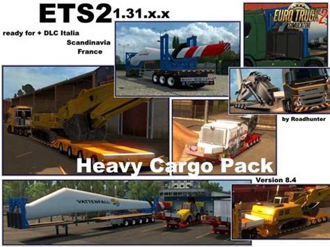 PACK TRAILERS HEAVY CARGO V8 4 1 31 ETS2 Mods Euro Truck Simulator