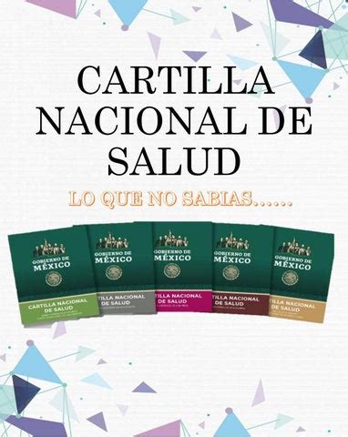 CARTILLA NACIONAL DE SALUD By Jimena Martinez Contreras Issuu