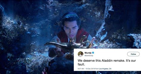 Funny Reactions to the Aladdin Reboot Pictures | POPSUGAR Entertainment