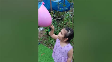 Water Balloon Popping Challenge🎈🎈🎈🤣 Cute Balloon Bubbles Shorts