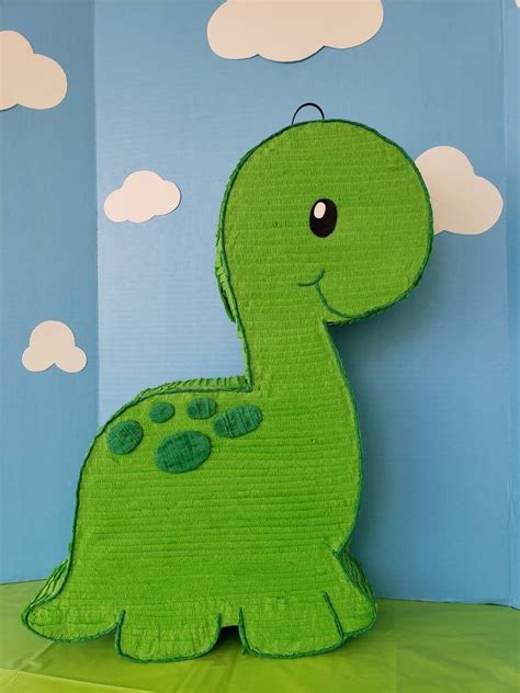 Dinosaur Pinata Baby Dinosaur Party Etsy In 2022 Baby Dinosaur