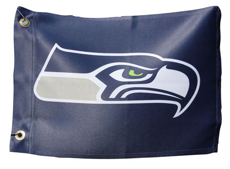 12x18 Seattle Seahawks Outdoor Flag Seahawk Logo Seattle Seahawks