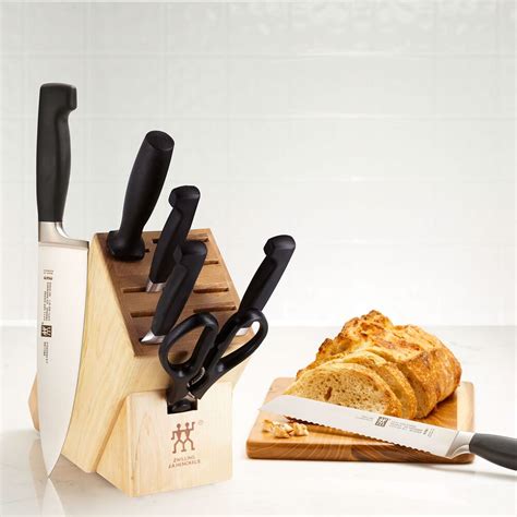 Zwilling J.A. Henckels Four Star 8-Piece Knife Block Set | Black Friday ...