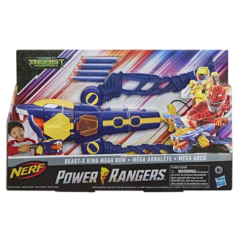 Buy Power Rangers Beast Morphers Beast X King Mega Bow Toy Nerf Dart