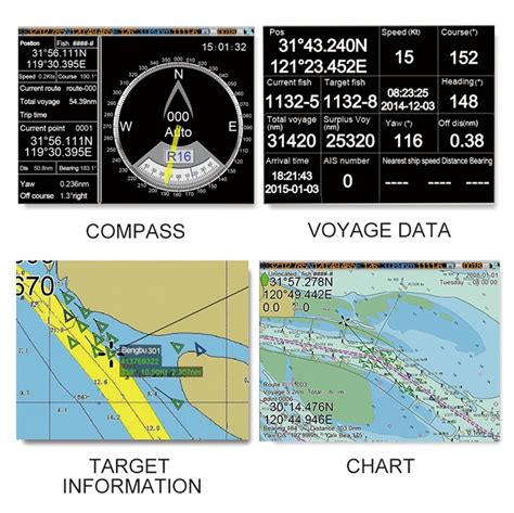 12" Marine Waterproof Gps Ais Receiver Class B Chartplotter Ccs Ais Gps ...