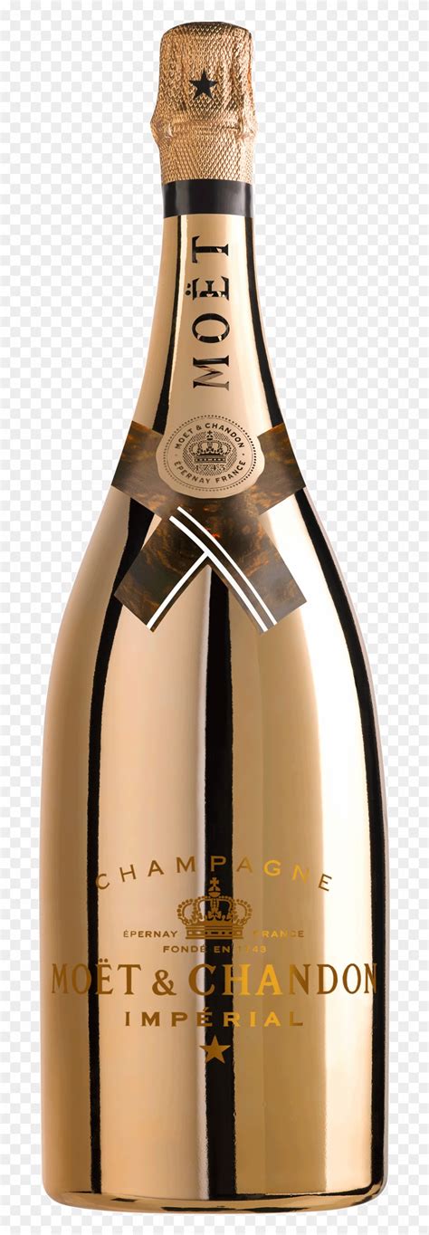 Gold Champagne Bottle Png - Moet Chandon Imperial 2018 Bright Night 75 ...