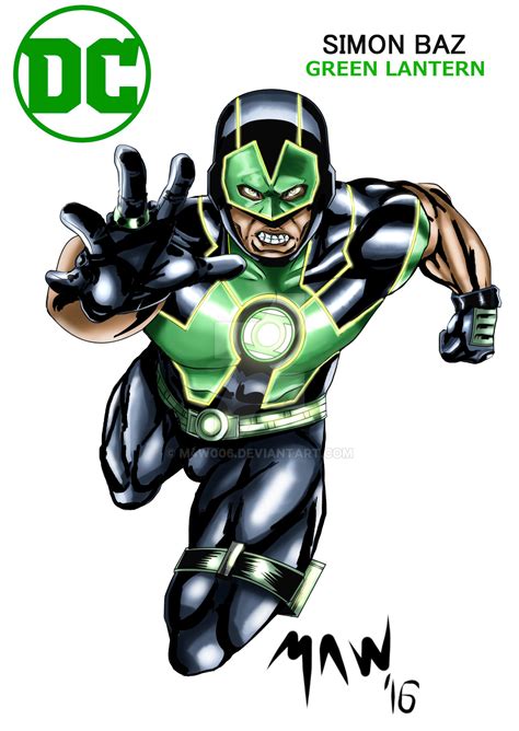 Green Lantern Simon Baz By M4w006 On Deviantart