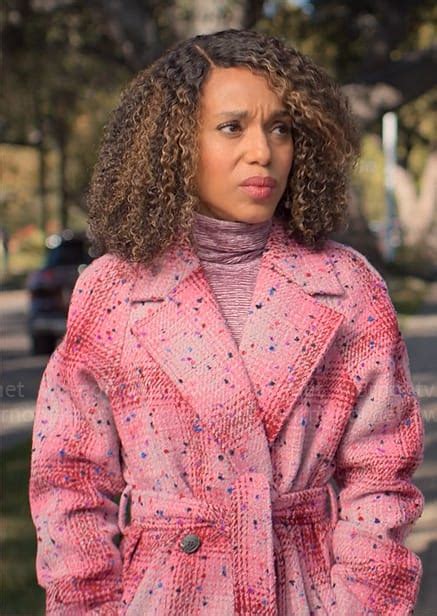 WornOnTV Paiges Pink Tweed Coat On UnPrisoned Kerry Washington