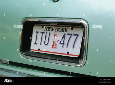 New York License Plate Stock Photo - Alamy