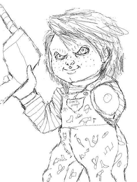 Desenhos de Chucky para colorir e Imprimir Pintar Grátis Online