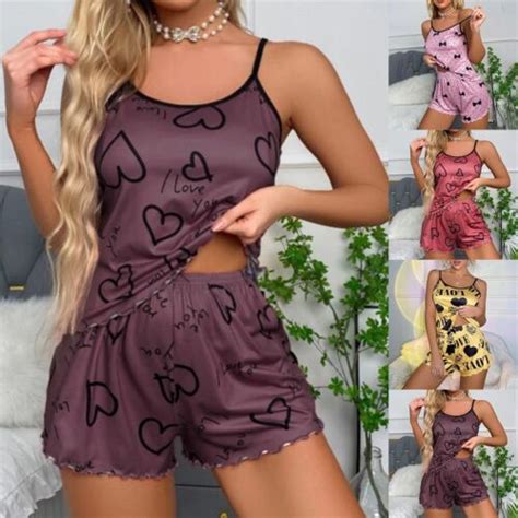 Ensemble Lingerie V Tements De Nuit Femmes Pyjama Sexy V Tements De